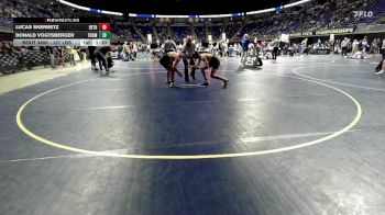 157 lbs Consy 2 - Lucas Skerbetz, Bethel Park vs Donald Vogtsberger, Thomas Jefferson