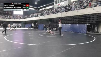 66 lbs Round Of 16 - Lucas Krause, Fair Lawn vs Christopher Masarone, Morgantown