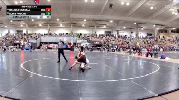 Girls 132 lbs Cons. Round 1 - Natalya Russell, Greenback High School vs Elyse Poloni, Collierville High School