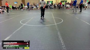 120 lbs Round 2 (6 Team) - Jackson Crowder, Machine Shed WC vs Andrew Amalfitano, Henlopen Hammers