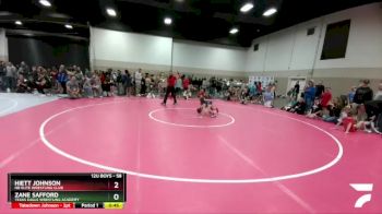 58 lbs Semifinal - Hiett Johnson, NB Elite Wrestling Club vs Zane Safford, Texas Eagle Wrestling Academy
