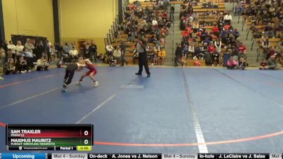 60 lbs Champ. Round 2 - Maximus Mauritz, Pursuit Wrestling Minnesota vs Sam Traxler, Pinnacle