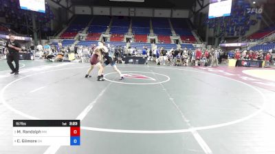 157 lbs Cons 8 #1 - Matthew Randolph, MN vs Cael Gilmore, OH