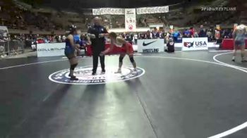 144 lbs Cons. Semi - Kaylin Montano, Mojave Wrestling Club vs April Cuevas, Foothill High School Wrestling