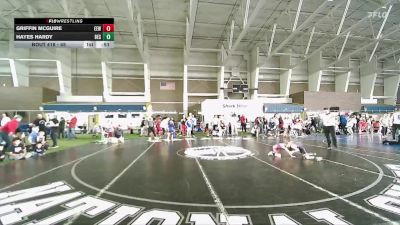 45 lbs Cons. Round 5 - Griffin McGuire, Evanston Elite Wrestling vs Hayes Hardy, Box Elder Stingers