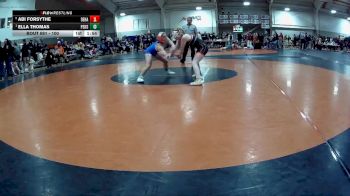 100 lbs Quarterfinal - Ella Thomas, Poland Seminary High School vs Abi Forsythe, Delaware Hayes