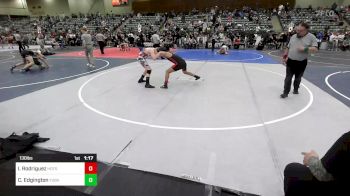 130 lbs Final - Ivan Rodriguez, Hotshots vs Conrad Edgington, Yuba Sutter Combat
