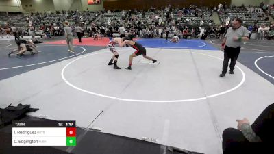 130 lbs Final - Ivan Rodriguez, Hotshots vs Conrad Edgington, Yuba Sutter Combat