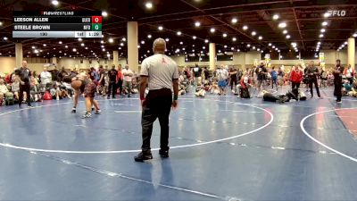 190 lbs Semis & 5th Wb (32 Team) - Leeson Allen, Guerilla WC vs Steele Brown, Morris Fitness Dynasty