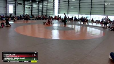 117 lbs Semis & 1st Wrestleback (8 Team) - Meredith Greenslade, Team Ohio Scarlet vs Yuri Vilchis, Charlies Angels Pink