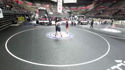 175 lbs Quarters - Lewis Goff, Newport Harbor High School Wrestling vs Lucas Valdez, South San Francisco Gator WC