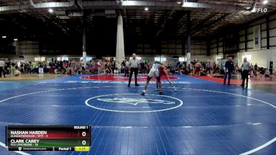 138 lbs Round 1 (4 Team) - Clark Carey, FCA LYNCHBURG vs Nashan Harden, SLAUGHTERHOUSE / WTF