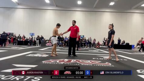 Erik Blumenfeld vs Aaron Khaykin 2024 ADCC Niagara Open