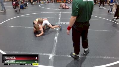 70 lbs Round 1 - Will Smith, Carolina Reapers vs Liam Hoeft, Mighty Warriors Wrestling Acad