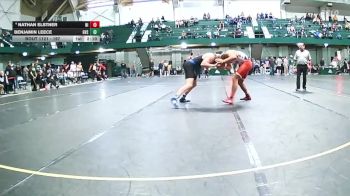 197 lbs Cons. Round 2 - Benjamin Leece, GVSU vs Nathan Elstner, Northern Illinois