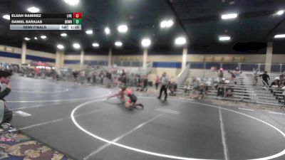 106 lbs Semifinal - Elijah Ramirez, Livewire vs Daniel Barajas, Downey HS