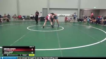 152 lbs Semis & 1st Wrestleback (8 Team) - Brynn Green, Michigan Blue vs Taya Hunt, Oklahoma