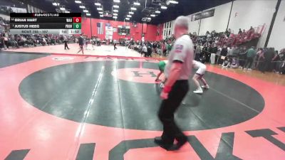 157 lbs Semifinal - Justus Heeg, New Lenox (PROVIDENCE CATHOLIC) vs Brian Hart, WAUCONDA