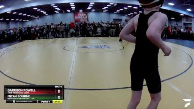 63 lbs Cons. Round 3 - Garrison Powell, Tabb Wrestling Club vs Micah Bourne, Highlands Wrestling Club