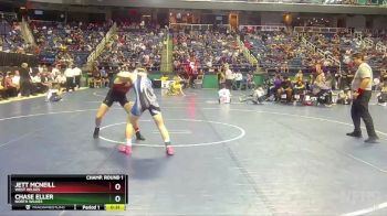 2A 132 lbs Cons. Round 2 - Chase Eller, North Wilkes vs Jett Mcneill, West Wilkes