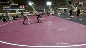 165 lbs Round 3 (10 Team) - Jack Mathieu, Montreat College vs Zion Smith, Life University NCWA