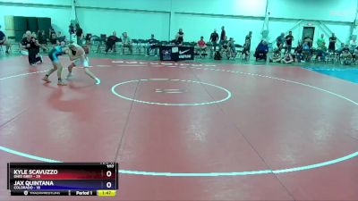 102 lbs Quarters & 1st Wb (16 Team) - Kyle Scavuzzo, Ohio Grey vs Jax Quintana, Colorado