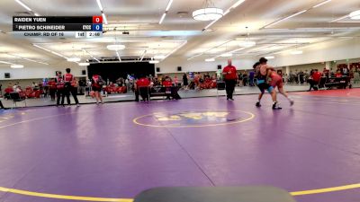 144 lbs Champ. Rd Of 16 - Raiden Yuen vs Pietro Schineider, Community Youth Center - Concord Campus Wrestling