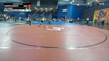 190 lbs Cons. Round 1 - Giuseppe DiMonte, McDonogh vs Will White, Cedar Cliff