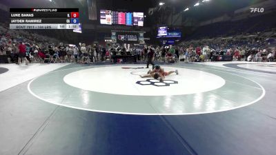 144 lbs Cons. Sub-rd Of 16 - Luke Banas, IL vs Jayden Ramirez, CA