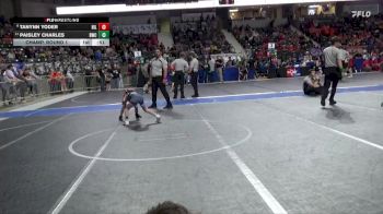 60 lbs Champ. Round 1 - Paisley Charles, Bobcat Wrestling Club vs TANYNN YODER, Hillsboro