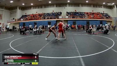 175 lbs Champ. Round 2 - JJ Frankl, Severn School vs Izaac Robertucci, Calvert Hall College