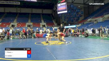 160 lbs Cons 32 #1 - Tyler Ross, Missouri vs Reece Heller, Illinois