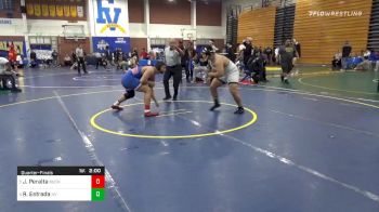 220 lbs Quarterfinal - Jalen Peralta, Buchanan vs Rigo Estrada, Northview