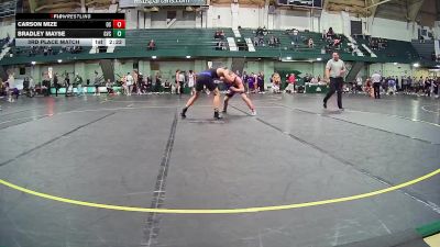 184 lbs 3rd Place Match - Carson Mize, Ohio State vs Bradley Mayse, GVSU