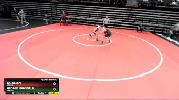 141 lbs Quarterfinal - Kai Olsen, Logan vs George Mansfield, Layton