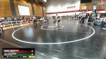 130 lbs Champ. Round 2 - Lila Callister, Mountain View vs Tawny Bertolini, Greybull/Riverside