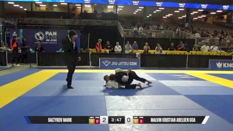 Malvin Kristian Abelsen Goa vs Saltykov Mark 2025 Pan Kids Jiu-Jitsu IBJJF Championship