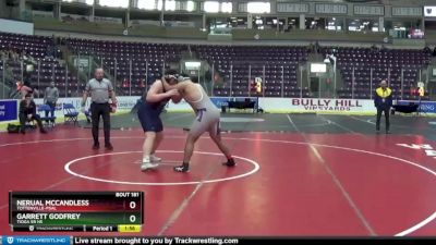 285 lbs Champ. Round 2 - Garrett Godfrey, Tioga Sr HS vs Nerual McCandless, Tottenville-PSAL