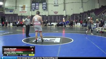 285 lbs Champ. Round 2 - Qymani Viera-Powell, Union-Endicott Sr HS vs Caleb Frazier, Bellefonte Area Hs