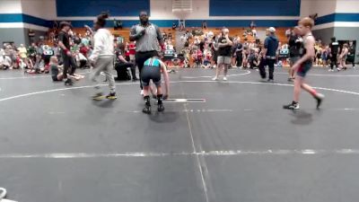 75 lbs Round 1 - James Bowman, Mighty Warriors Wrestling Aca vs Conor Offredi, Beaufort Bull Sharks WC