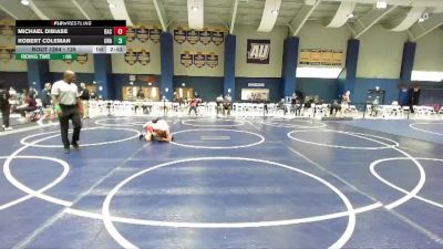 125 lbs 5th Place Match - Michael Dibiase, Belmont Abbey vs Robert Coleman, Unattached