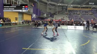 110 lbs Round 1 (16 Team) - Victoria Orender, Western New England vs Kailyn Bridges, McMurry