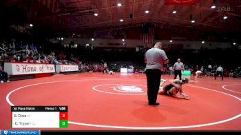 120 lbs 1st Place Match - Colin Troyer, Franklin County vs Bryce Doss, New Palestine