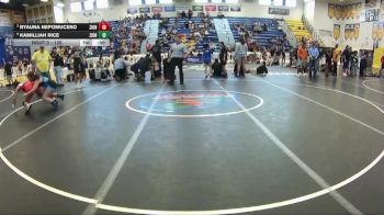 135 lbs 3rd Place Match - Kamilliah Rice, Charlotte High vs Ryauna Nepomuceno, Viera Hammers
