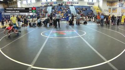 135 lbs 3rd Place Match - Kamilliah Rice, Charlotte High vs Ryauna Nepomuceno, Viera Hammers