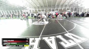 190 lbs Cons. Round 5 - Christian Herrick, West Jordan vs Diego Solorio, Wasatch