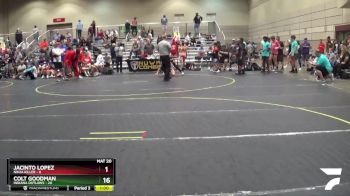107 lbs Round 1 (6 Team) - Cash Mays, Indiana Outlaws vs Edwin Johnson, Ninja Killer