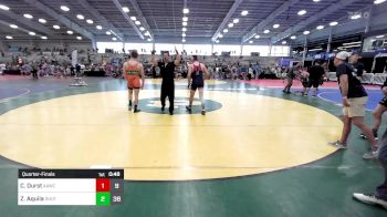 142 lbs Quarterfinal - Carter Durst, All American Wrestling Club vs Zachary Aquila, Team Shutt Bowman