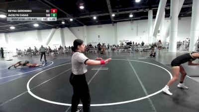 101 lbs Semifinal - Reyna Geronimo, 951 Wc vs Jacelyn Casas, Threshold WC