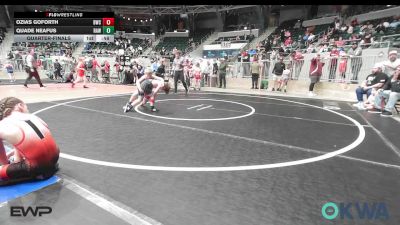 75 lbs Quarterfinal - Ozias Goforth, Bartlesville Wrestling Club vs Quade Neafus, Raw Wrestling Club